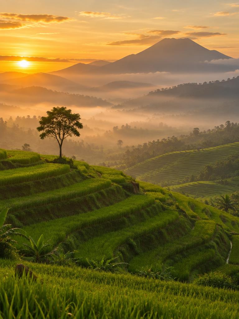 Sawah terasering